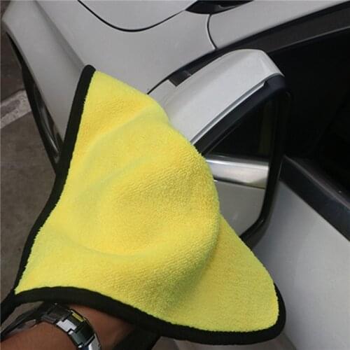 3/5 Pcs Hot Sale Thickened Car Cleaning Towel Microfiber Coral Velvet Cloth Double Sided High Density Towel New Wiping Absorbent