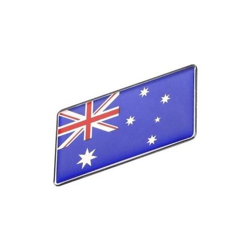 3D Australia Flag Auto Fender Epoxy Emblem Badge Motorcycle Fairing Decals Sticker Car Accessories
