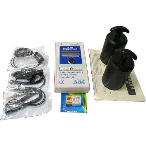 Antistatic Surface resistance Meter Digital Megohmmeter with double hammer