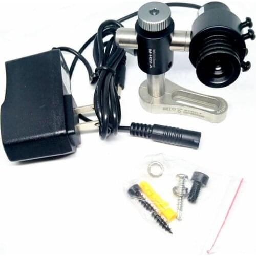 Focusable 850nm 100mW IR Infrared Laser Diode Dot Module 22x60mm with 5V AC Adapter and Two Axis Mount Holder