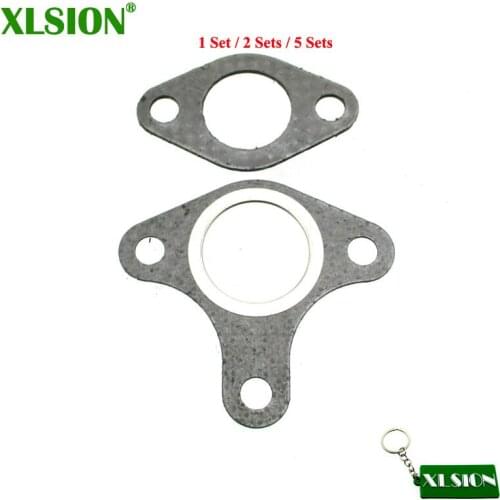 XLSION Muffler Manifold Gasket Set For Honda GX240 8HP GX270 9HP GX340 11HP GX390 13HP Engines Motor