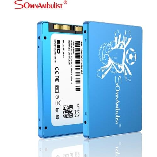 Metal blue trophy SSD solid state drive SATA3.0 interface notebook desktop universal 2.5 inch 120g
