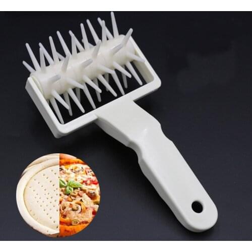 Pizza Pastry Roller Pin Baking Cookie Biscuit Dough Pie Holes Puncher Kitchen Tool Cookie Biscuit Dough Pie Holes Puncher Tool