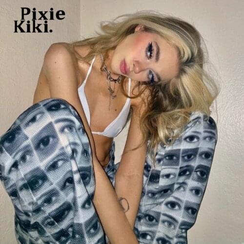 Женские прямые брюки PIXIEKIKI China At AliExpress