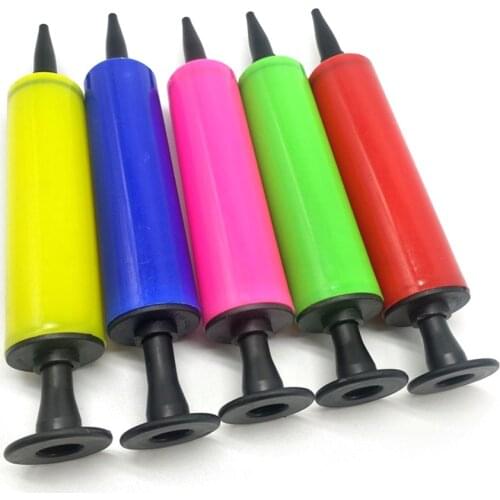 Portable Air Pump Balloon Pump Hand Push Plastic Inflator Kit For Wedding Birthday Party Accessories Balloon Decoration Tools