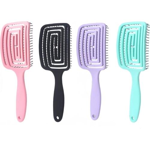 Professional Vented Hair Brush Comb Anti-Static Scalp Massage Wet Dry Hairs Combs Hairdressing Styling Tools for Salon Home Use