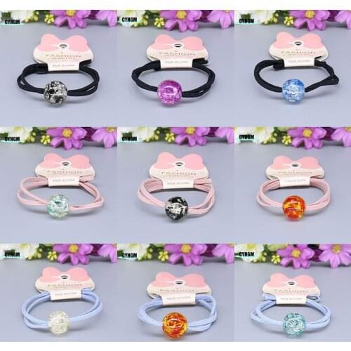 New Fashion korean amber Hair rope Hair accessories woman hair ties elastic hair bands Girls hair rubber band F30-8
