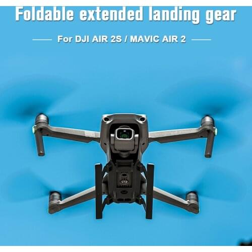 For Air 2s Landing Gear Foldable Landing Skid Kit Extended Expansion For DJI Mavic Air 2 / Air 2S Drone Protection Accessories