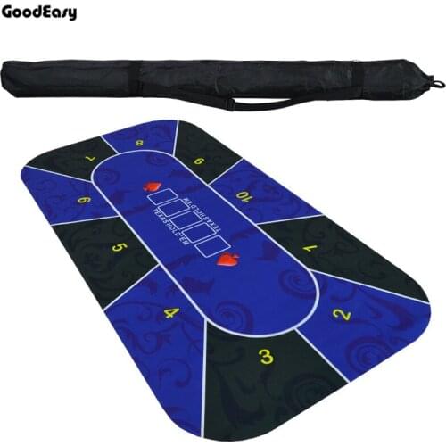 1.8m Texas Hold'em Tablecloth Rubber Mat Board Game Poker Table Top Digital Printing Suede Casino Layout Poker Accessories