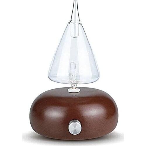 Glass aromatherapy machine cold spray diffuser solid wood essential oil diffuser colorful night light cold spray instrument