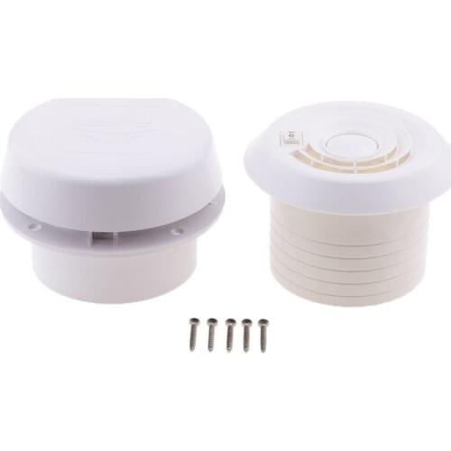 RV Roof Vent 12 Volt Powered Ventilation Fan Universal Replacement for Campers Trailers Motorhomes (White)