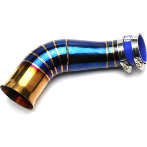 For Yamaha X-max300 xmax300 Exhaust pipe middle section Motorcycle Modified Stainless Steel Burning Blue Air Filter Inlet Branch