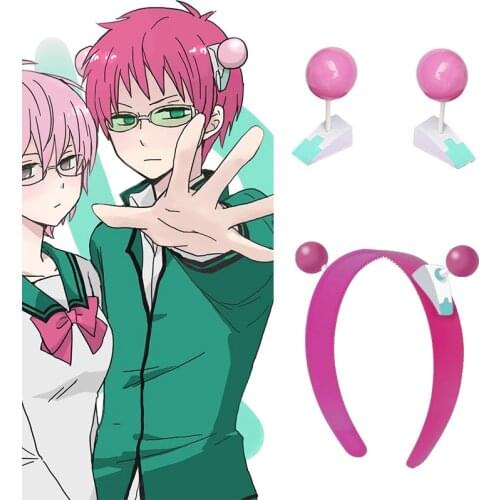 Anime Saiki Kusuo No Sai-nan Cosplay Headwear Saiki Kusuo Hairpin Hair Clip Hair Accessories Halloween Costume Prop Gift