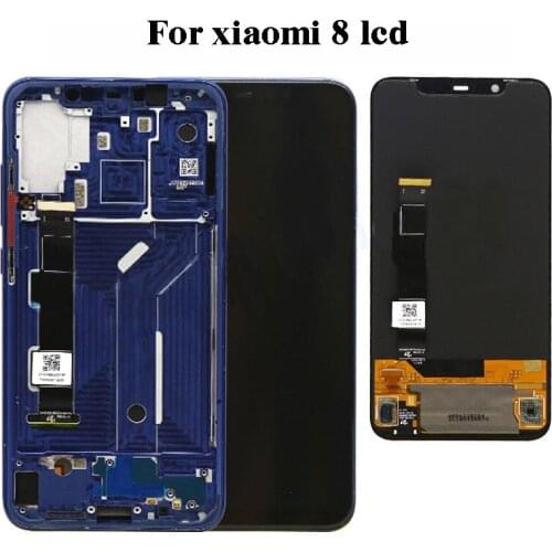 LCD Display for Xiaomi Mi 8 Mi8 LCD Screen for Xiaomi Mi 8 Touch Screen Digitizer LCD Assembly 6.21'' TFT Screen Tested AAA Work