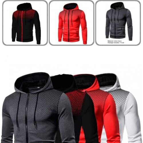Warm Fabulous Cardigan Hooded Winter Jacket Drawstring Winter Jacket Long Sleeve for Dating