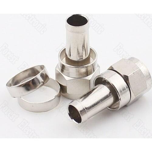 75-5 F Head Connector Satellite Power Splitter Connector Set-top Box Branch Connector Inch