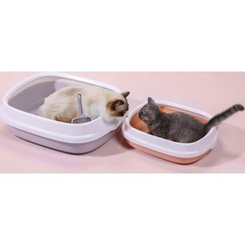 C90D Pet Zone Scoop Automatic Litter Box Hands-Free East to Clean Waste Disposal Litter Box Works with Clumping Cat Litter