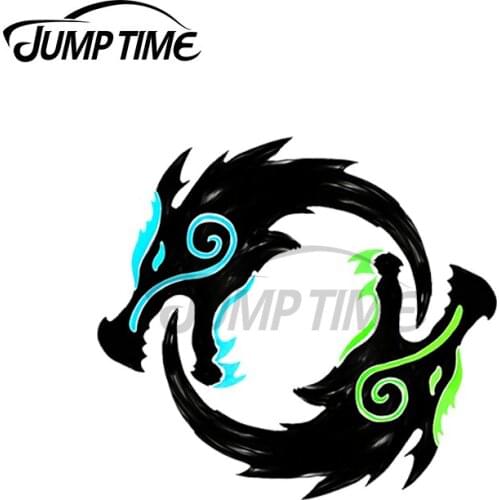 JumpTime 13 x 12cm For Shimada Car Stickers Custom Printing Waterproof Anime Decals Dragon Scratch-proof Decoration