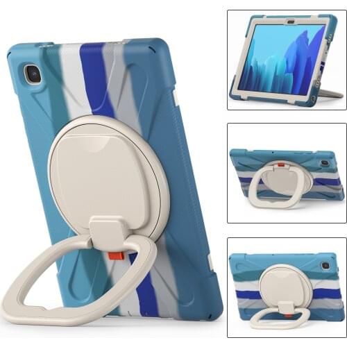 Tablet Case for Samsung Galaxy Tab A7 10.4 2020 SM-T500 T505 Rotating portable bracket anti-fall safety child protective cover