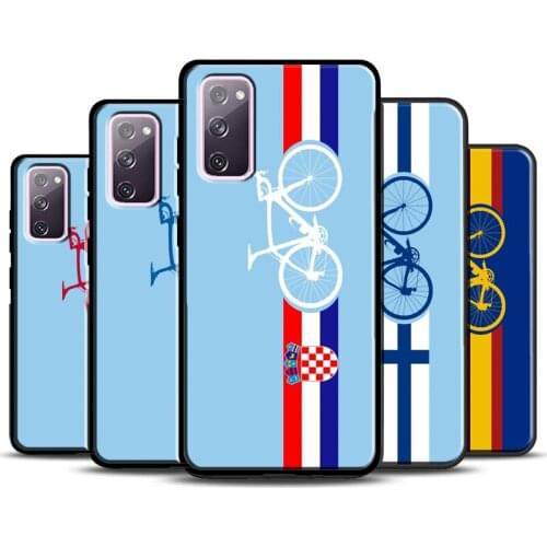 Bike Stripes Slovakia Croatia Slovenia Case For Samsung Galaxy S21 Ultra S20 FE S8 S9 S10 Plus Note 20 Ultra Note 10 Plus Cover