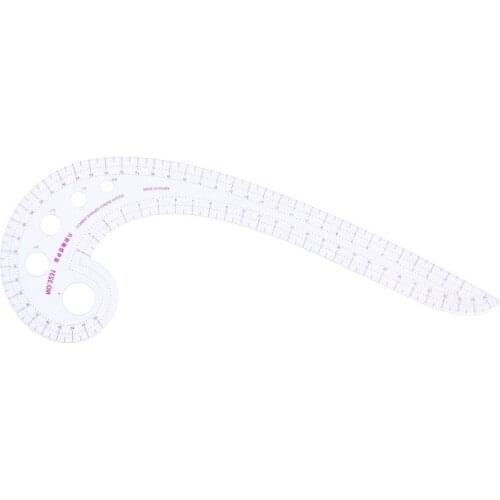 DIY Sewing Patchwork Ruler Comma Shaped Tailor Yardstick Clothing Drawing Template Curve Measuring Ruler Sewing Accessories
