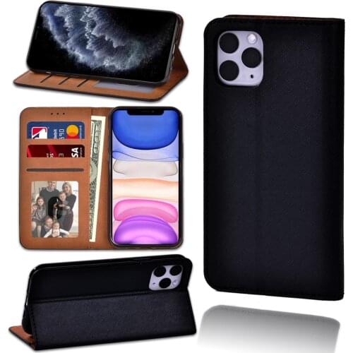 Mobile Phone Leather PU Case Suitable for Apple Iphone 11 Pro 5.8 Inch 2019 Flip Case with Card Pocket Mobile Phone Case Covers