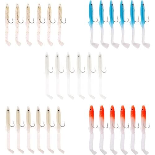 Silica Gel Artificial Soft Fishing Lure Bait Eel Fishing Lure Bait Fishing Lure Hook Fishing Tackle Bionic Baits