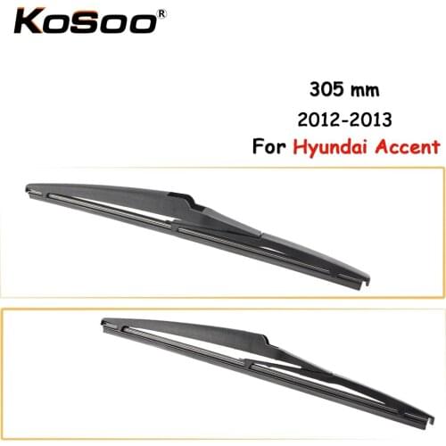 KOSOO Auto Rear Car Wiper Blade For Hyundai Accent,305mm 2012-2013 Rear Window Windshield Wiper Blades Arm,Car Accessories