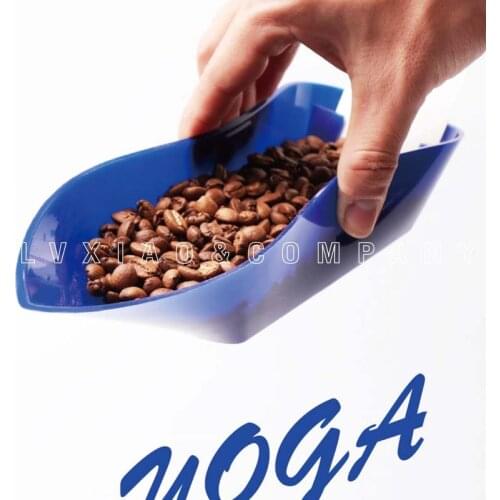 Yoga Coffee Plate Bean Spatula Split Charging Dish Cupping Food Grade PE