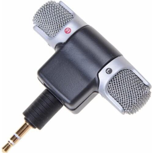 Mini Jack Microphone Stereo Mic For Recording Mobile Phone Studio Interview Microphone For iPhone Android smartphone laptops PC