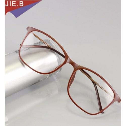 Fashion Ultralight glasses women Plastic titanium eyeglasses frame men myopia glasses clear Eyewear Oculos De Grau Metal Legs