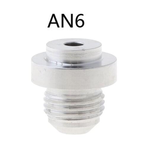 AN6-AN12 Male Welding Solder Fitting Straight Bung Hose Adapter Fuel Oil Tank Aluminum Thread Mounting Screw for Car
