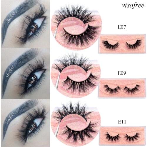 Mink Eyelashes Hand Made Crisscross False Eyelashes Cruelty Free Dramatic 3D Mink Lashes Long Lasting Faux Cils for Makeup Tools