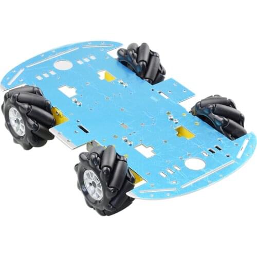 Newest Mecanum Wheel Robot Car With 4pcs Tt Motor 60mm Wheel For Arduino Raspberry Pi Diy Toy Part