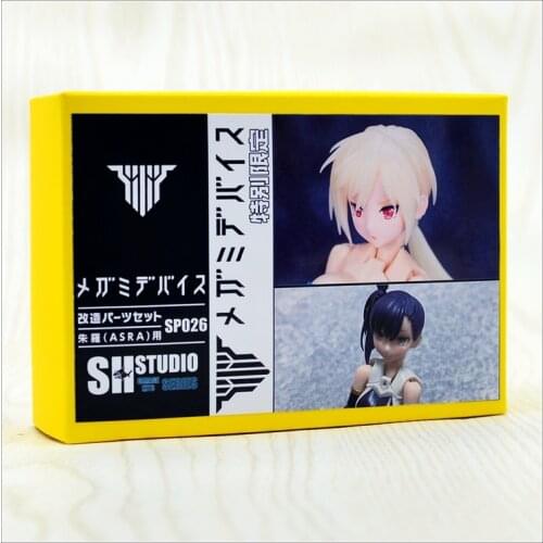 SH Studio upgrade parts of Long ponytail hair for 1/12 scale ASRA mobile suit girl