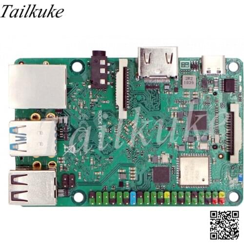 Rock Pi 4B Rockchip Rk3399 Development Board Android 9.0 Friendly T4 / M4 / NEO4 / 4B