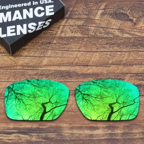 ToughAsNails Polarized Replacement Lenses for Oakley Big Taco Sunglasses Green Mirrored Color (Lens Only)