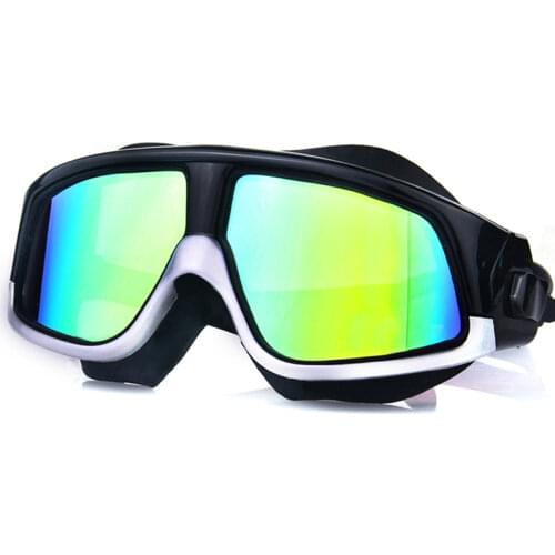 Big frame Professional Swimming Glasses Myopia Goggles Waterproof Anti-fog UV Protect Goggles with Diopters Unisex Swim Eyewear