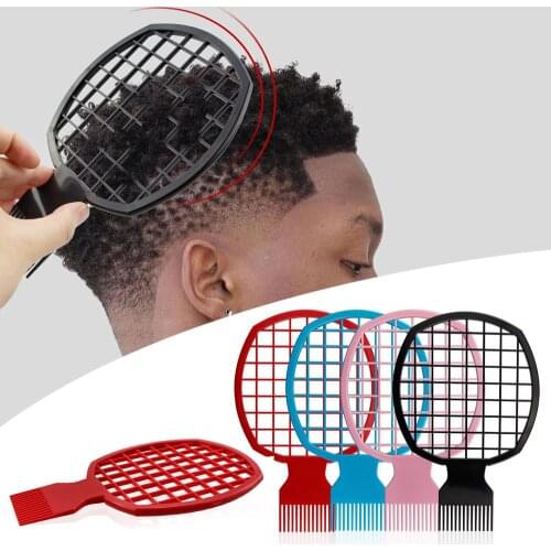 Professional Women Men Afro Dirty Braid Comb Hair Twist Curly Perm Hairdressing Tool Curly Hair Dirty Braid Comb 2
