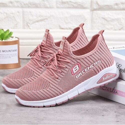 2020 Women tennis Shoes Air Mesh Sneakers Breathable Soft Light Woman Sport Shoes For Female Walking Jogging Shoes Basket Femme