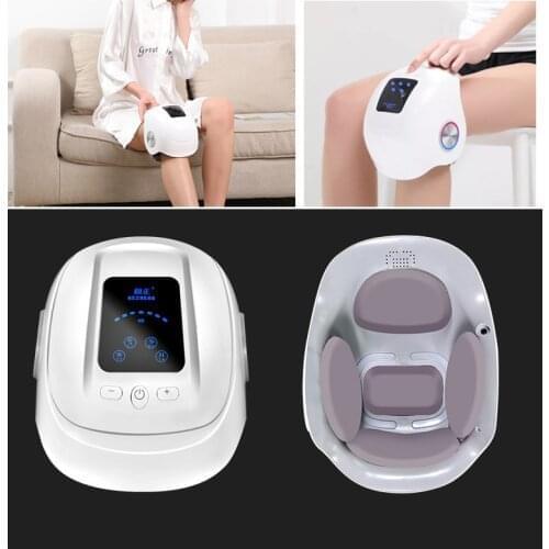 Cordless Compression Knee Massager with Heat and Kneading, Knee Brace Wrap with Air Bags for Knee Vibration Circulation Device