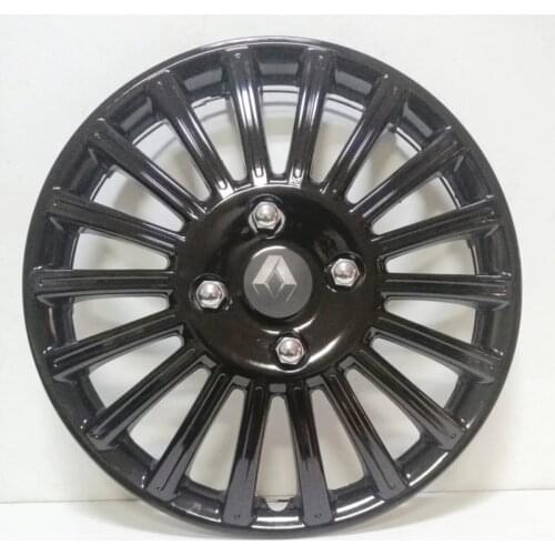 Renault Piano Black 13 Inches Unbreakable Wheel Cover 4 Piece ÇOKCA reno