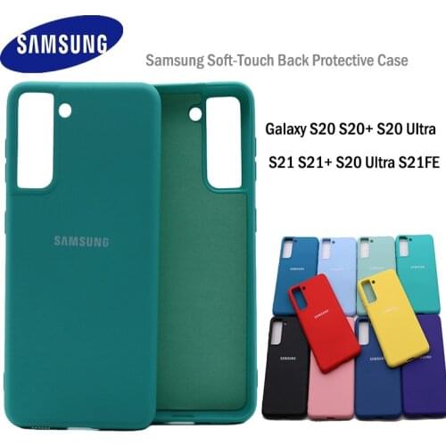 Samsung Galaxy S21 S21 Plus S21 Ultra Case S20 S20 Plus S20 Ultra Silky Silicone Cover S21 FE Soft-Touch Back Protective Housing