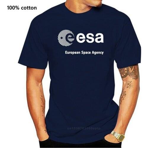 Esa European Space Agency Lunar Cosmos Vega Hubble Iss Black T Shirt
