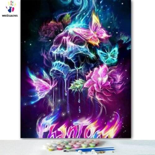 DIY uses numbers to color pictures with digital composition