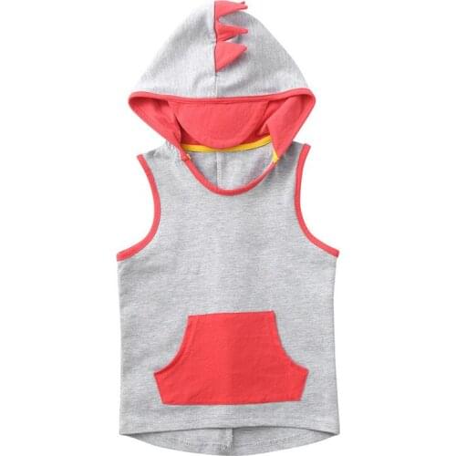 Toddler Kids Baby Boys kawaii Cartoon Dinosaur Animal Hooded Tee Tops Casual Sweatshirt fashion Sweatshirt Jacket hot sale
