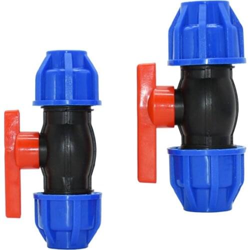 DN15 DN20 PPR PE PVC tube Quick Connector Ball valve water tap 20mm 25mm Garden tap Water valve 6pcs