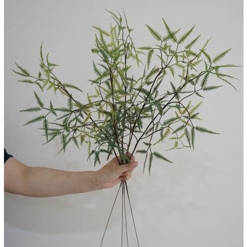 76cm Artificial Ivy Leaf Rose Fern Foliage Plant Vine Silk Willow Leaves For Home Wedding Festival Faux Floral Decoration