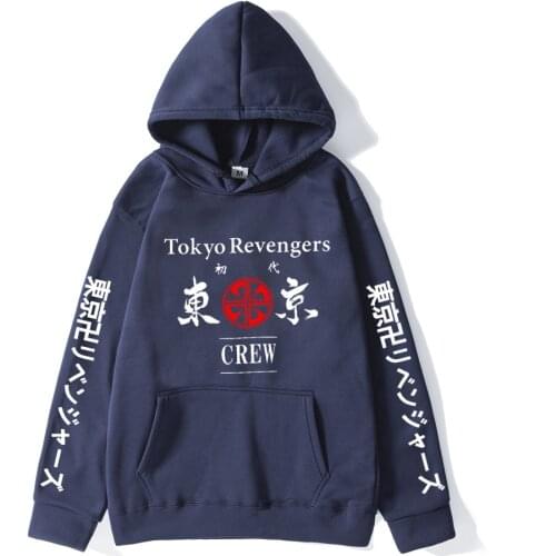 Mens Sweatshirt Tokyo Avengers Hoodie Harajuku Womens Sweater Pullover Hoodie Anime Clothes Tops Street Essential Sweater