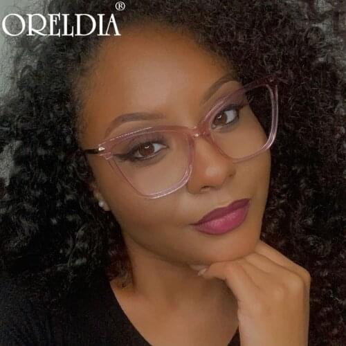 Fashion Cat Eye Ladies Anti Blue Light Optical Glasses Frames 2021 New Leg Cateye Women Tr90 Fashion Computer Eyeglasses UV400